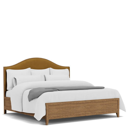 Riverside Furniture - Halbrooke - King Uph Bed - Nutmeg Oak view 1