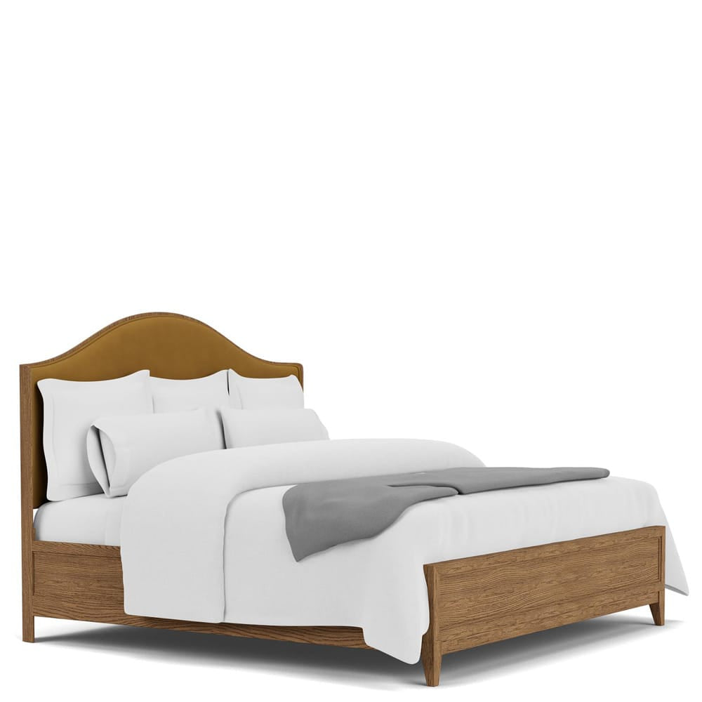 Riverside Furniture - Halbrooke - King Uph Bed - Nutmeg Oak view 3