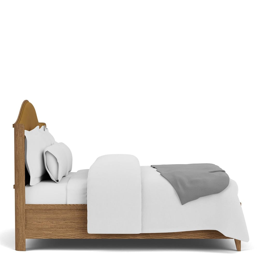 Riverside Furniture - Halbrooke - King Uph Bed - Nutmeg Oak view 4