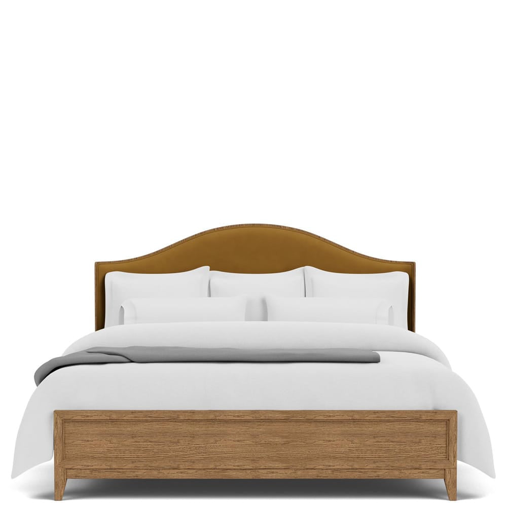 Riverside Furniture - Halbrooke - Queen Uph Bed - Nutmeg Oak view 2