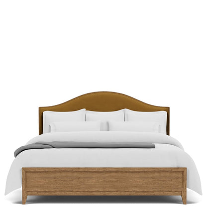 Riverside Furniture - Halbrooke - Queen Uph Bed - Nutmeg Oak view 2