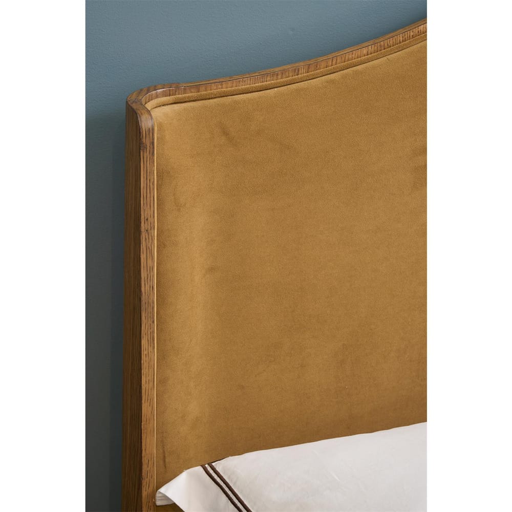 Riverside Furniture - Halbrooke - Queen Uph Bed - Nutmeg Oak view 8
