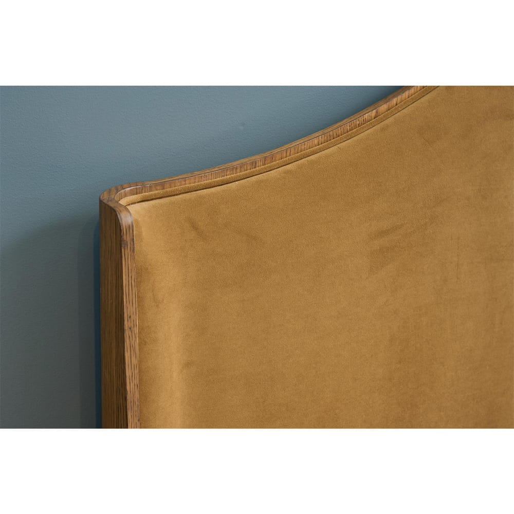 Riverside Furniture - Halbrooke - Queen Uph Bed - Nutmeg Oak view 9