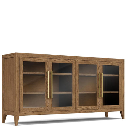Riverside Furniture - Halbrooke - Server - Nutmeg Oak - 51856 view 1