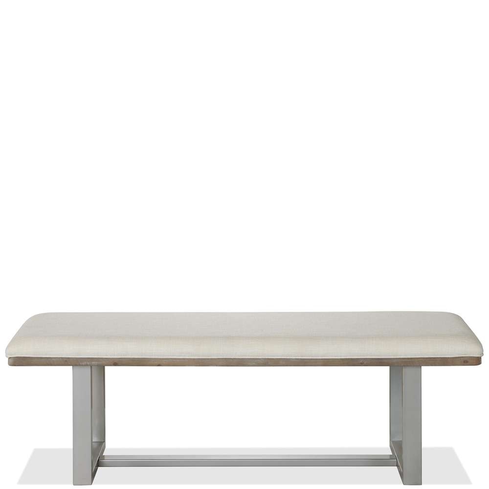 Riverside Furniture -  Intrigue Uph Dining Bench - 39359 veiw 1