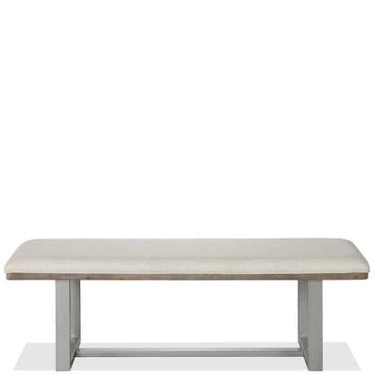 Riverside Furniture -  Intrigue Uph Dining Bench - 39359 veiw 1