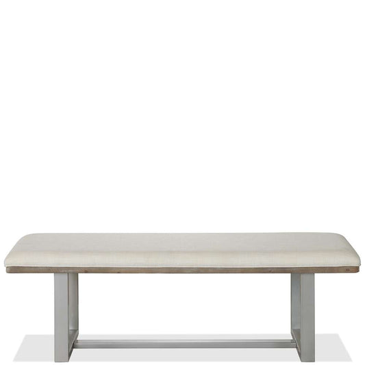 Riverside Furniture -  Intrigue Uph Dining Bench - 39359 veiw 1