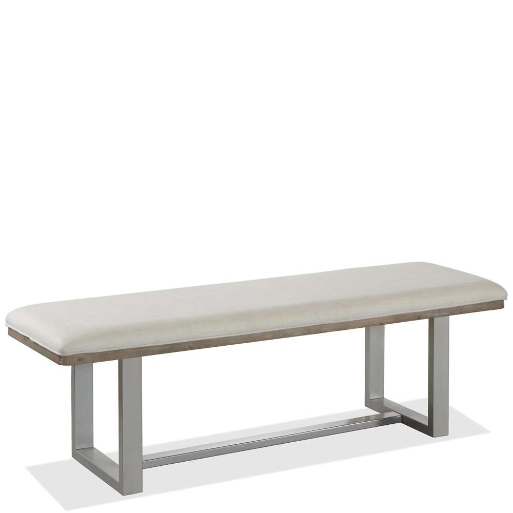 Riverside Furniture -  Intrigue Uph Dining Bench - 39359 veiw 4