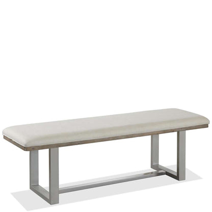 Riverside Furniture -  Intrigue Uph Dining Bench - 39359 veiw 4