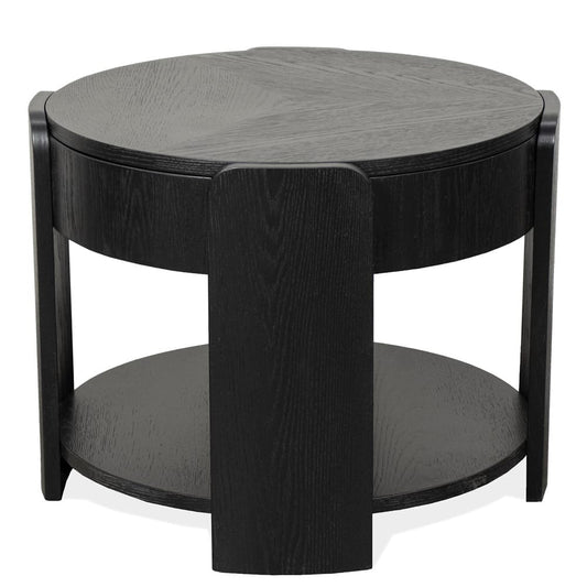 Riverside Furniture - Jaylon - 24in Lift Lid Cocktal Tbl - Midnight Oak - 31302 view 2