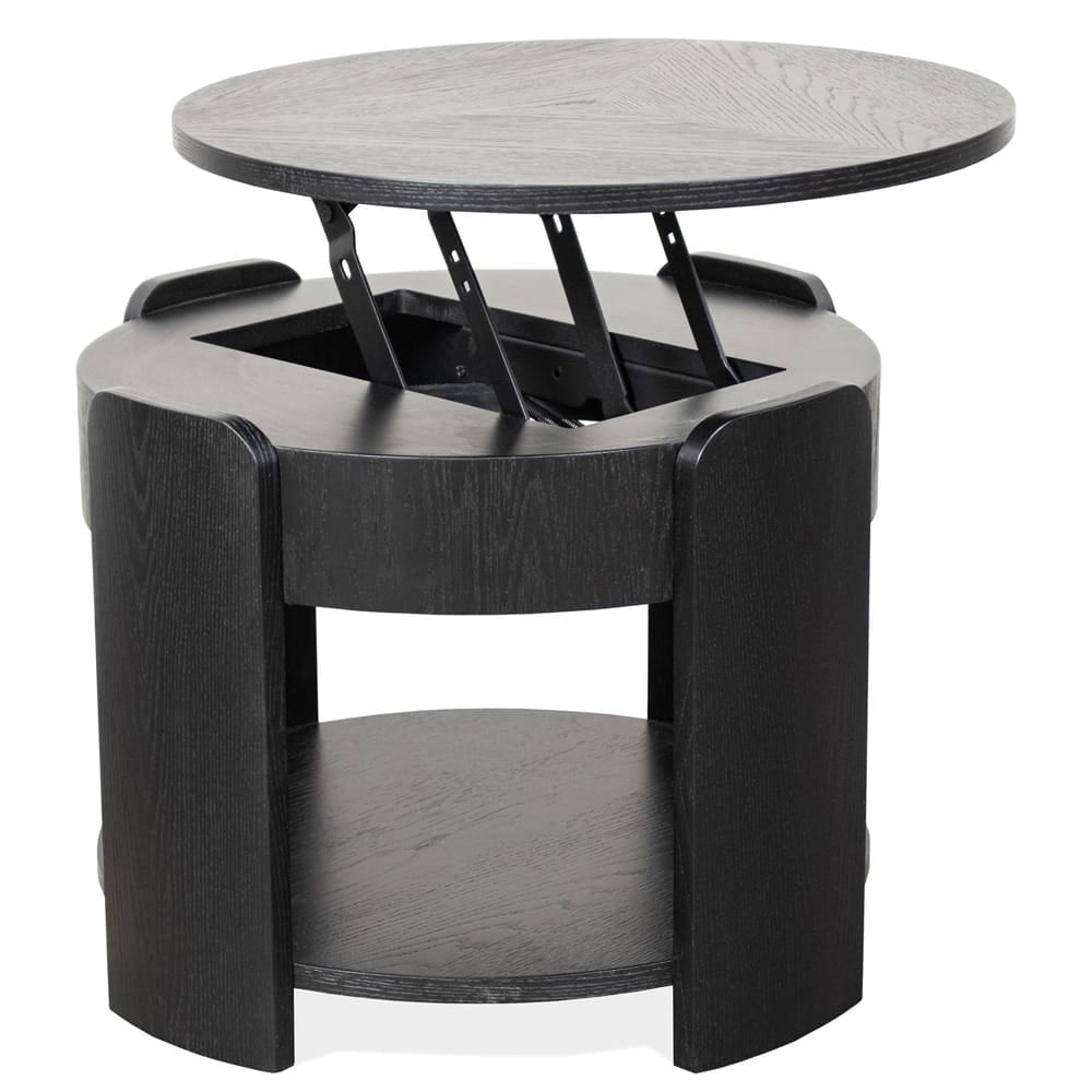 Riverside Furniture - Jaylon - 24in Lift Lid Cocktal Tbl - Midnight Oak - 31302 view 3