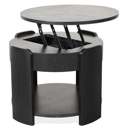 Riverside Furniture - Jaylon - 24in Lift Lid Cocktal Tbl - Midnight Oak - 31302 view 3