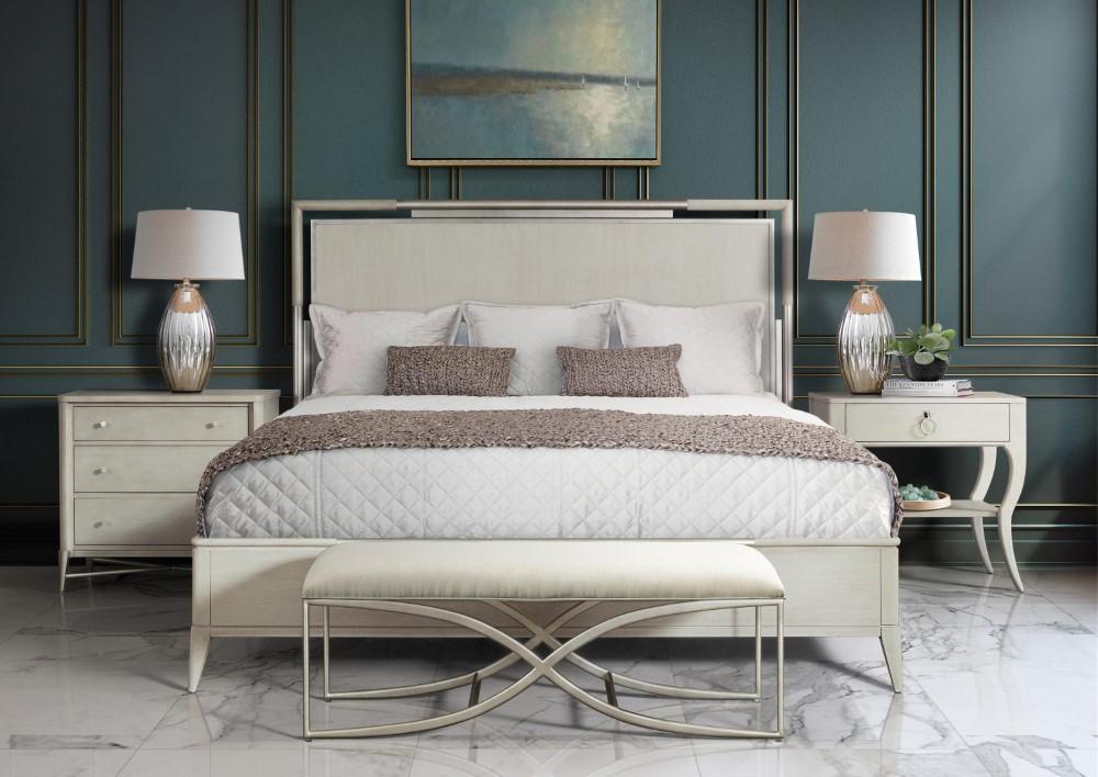 Riverside Furniture - Maisie King Panel Bed veiw 6