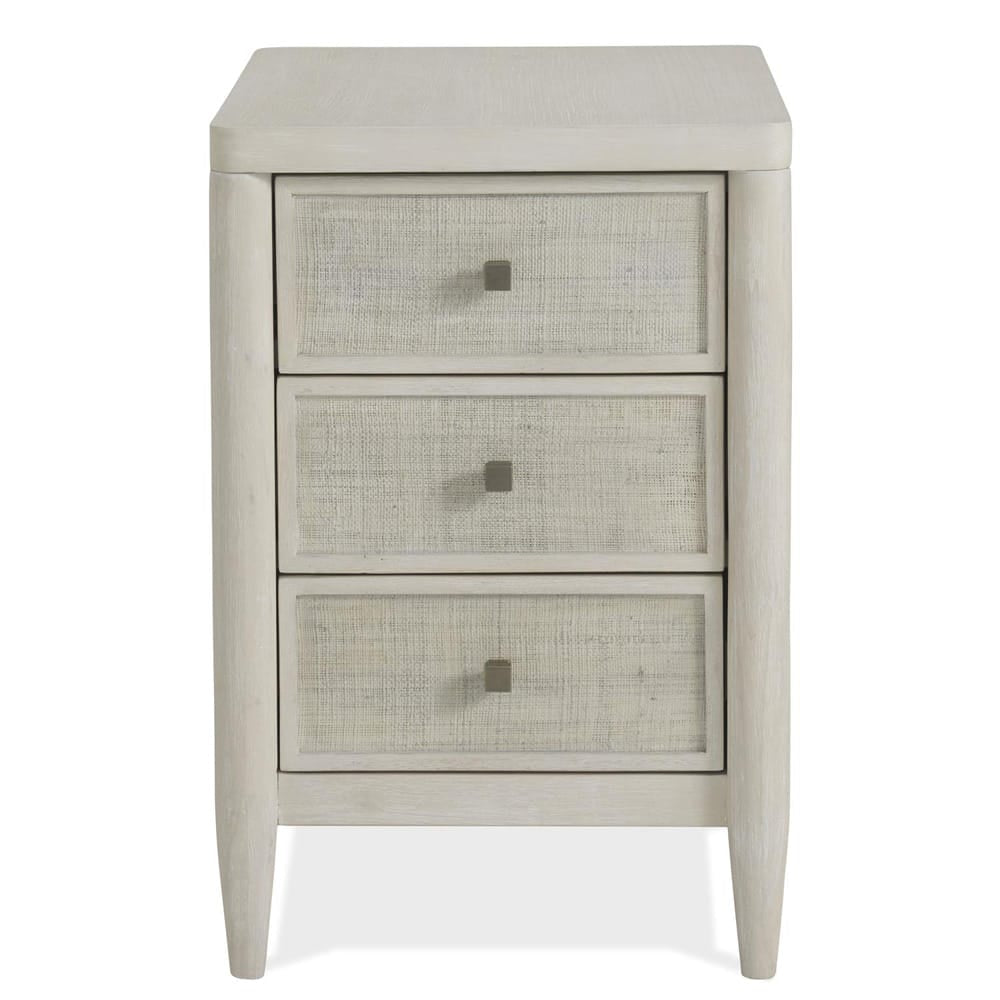 Riverside Furniture - Maren - Chairside Table - White Sand - 18212 view 2
