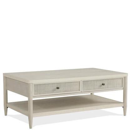 Riverside Furniture - Maren - Cocktail Table - White Sand - 18202 view 1