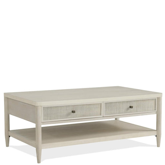 Riverside Furniture - Maren - Cocktail Table - White Sand - 18202 view 1