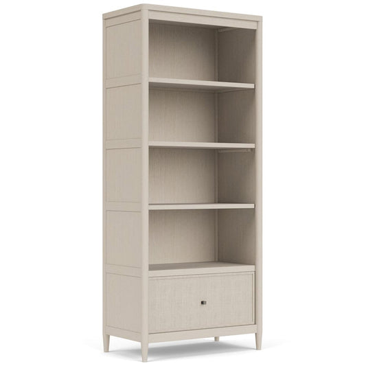 Riverside Furniture - Maren - Drawer Bookcase - White Sand - 18237 view 1