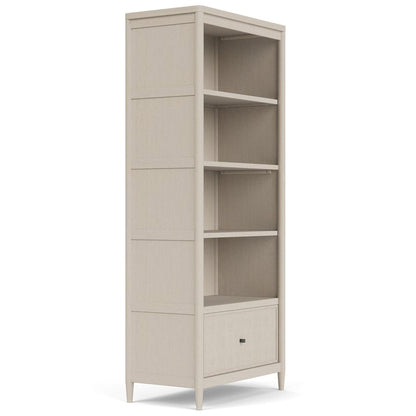 Riverside Furniture - Maren - Drawer Bookcase - White Sand - 18237 view 3