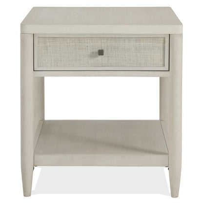 Riverside Furniture - Maren - End Table - White Sand - 18209 view 2