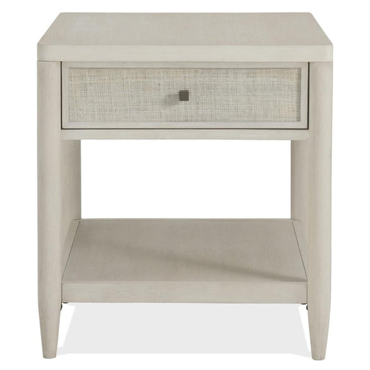 Riverside Furniture - Maren - End Table - White Sand - 18209 view 2