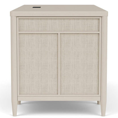 Riverside Furniture - Maren - Executive Desk - White Sand - 18231 view 5