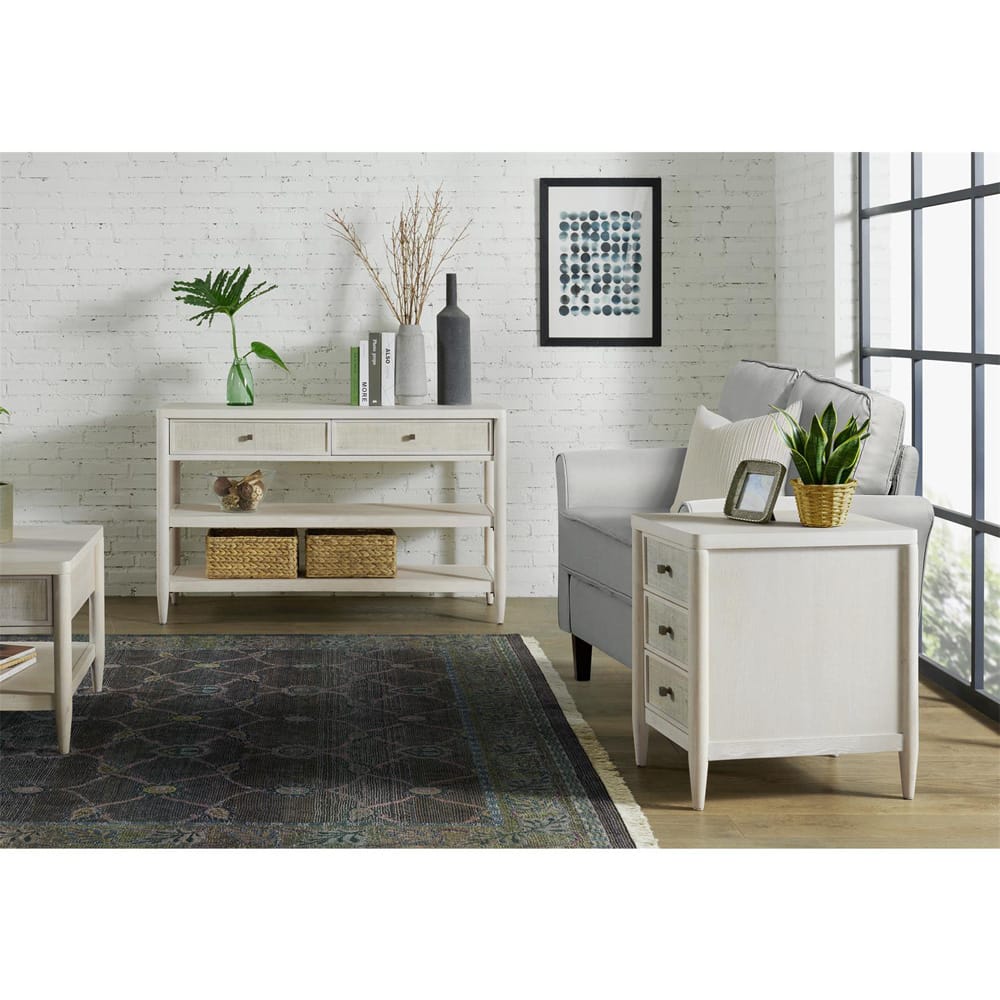 Riverside Furniture - Maren - Sofa Table - White Sand - 18215 view 7