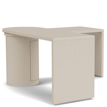 Riverside Furniture - Maren - Swivel Desk  - White Sand view 4
