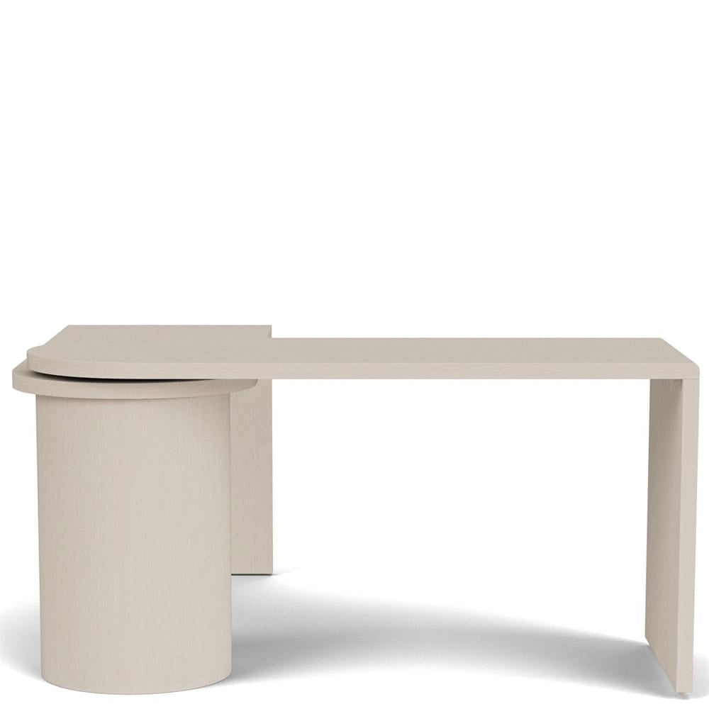 Riverside Furniture - Maren - Swivel Desk  - White Sand view 8