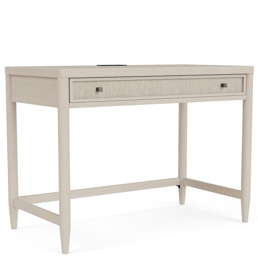 Riverside Furniture - Maren - Writing Desk - White Sand - 18230 view 1