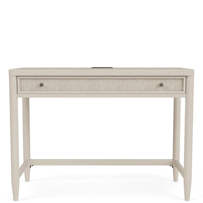 Riverside Furniture - Maren - Writing Desk - White Sand - 18230 view 2