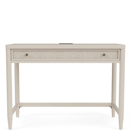 Riverside Furniture - Maren - Writing Desk - White Sand - 18230 view 2