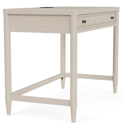 Riverside Furniture - Maren - Writing Desk - White Sand - 18230 view 3