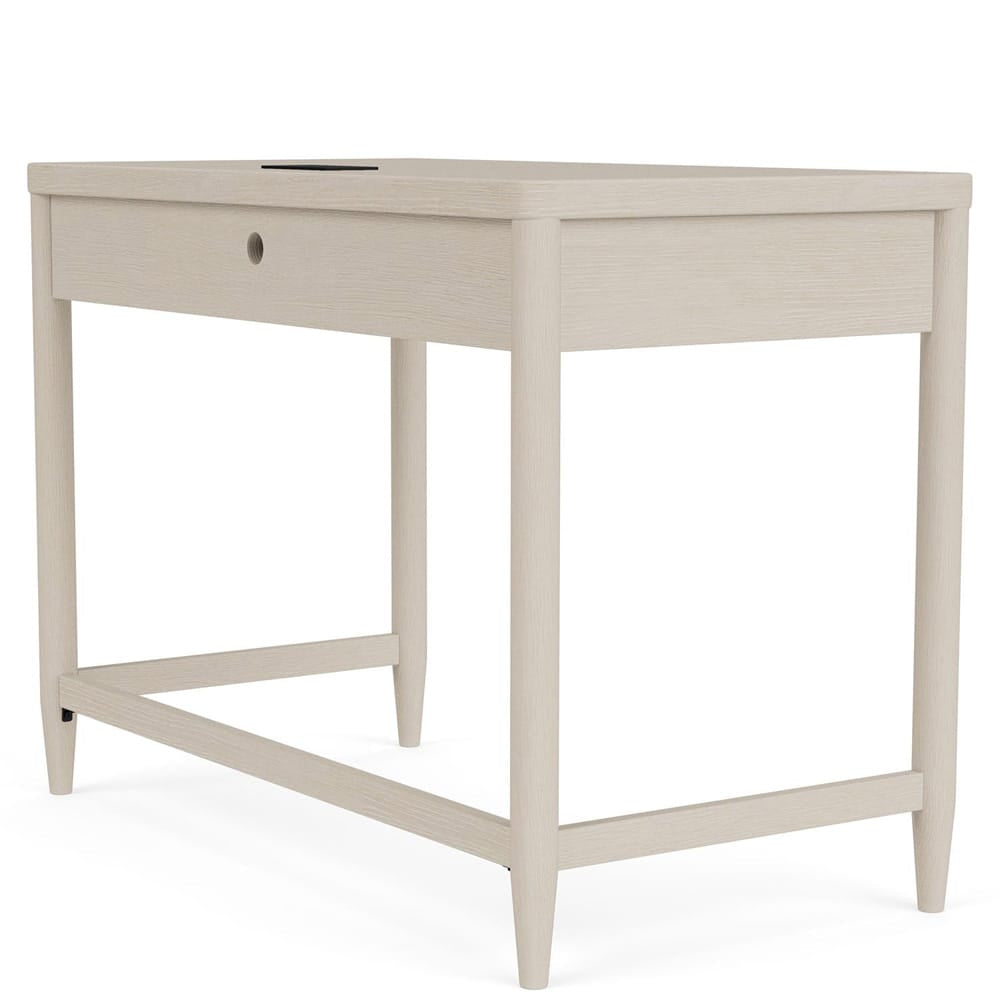 Riverside Furniture - Maren - Writing Desk - White Sand - 18230 view 4