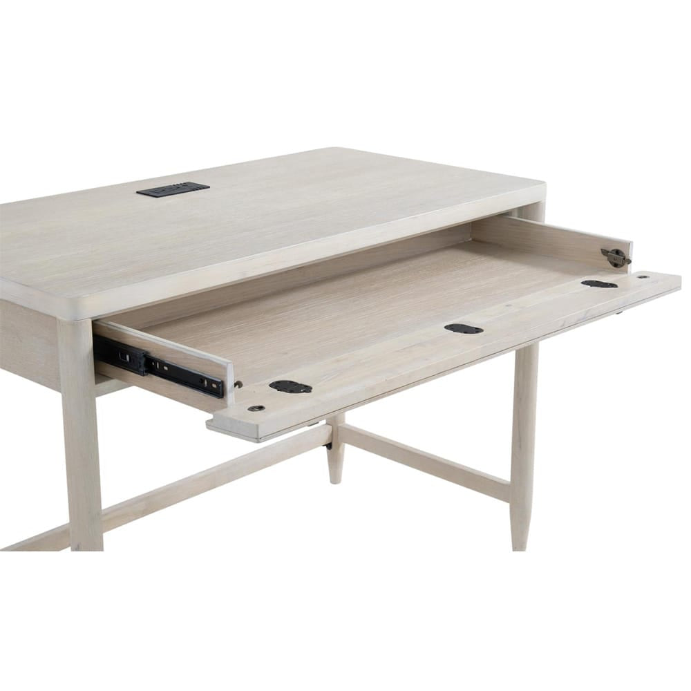 Riverside Furniture - Maren - Writing Desk - White Sand - 18230 view 7
