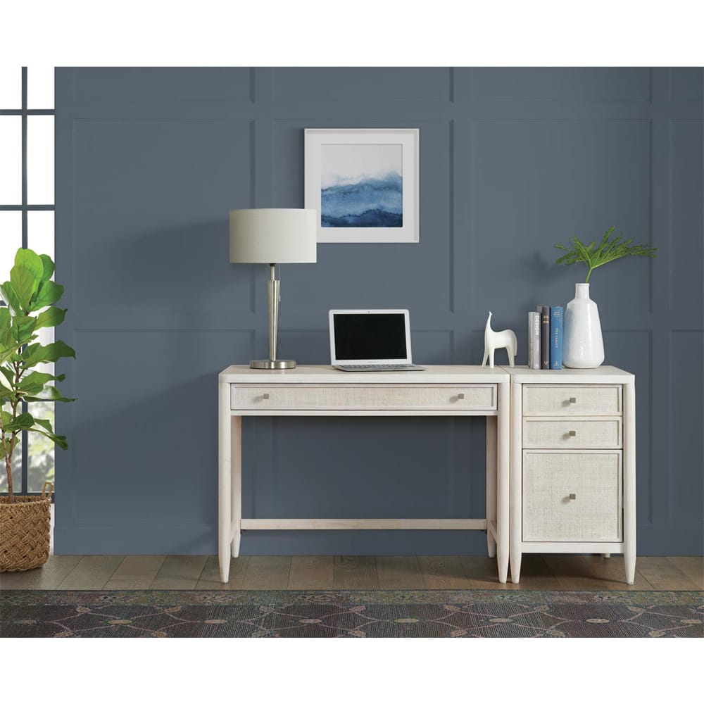 Riverside Furniture - Maren - Writing Desk - White Sand - 18230 view 10