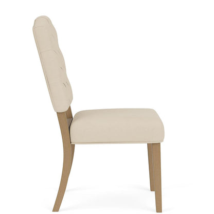 Riverside Furniture - Mix-N-Match Chairs - Buton Tuft Uph Chr 2in-Iv - Ivory - 92630 view 4