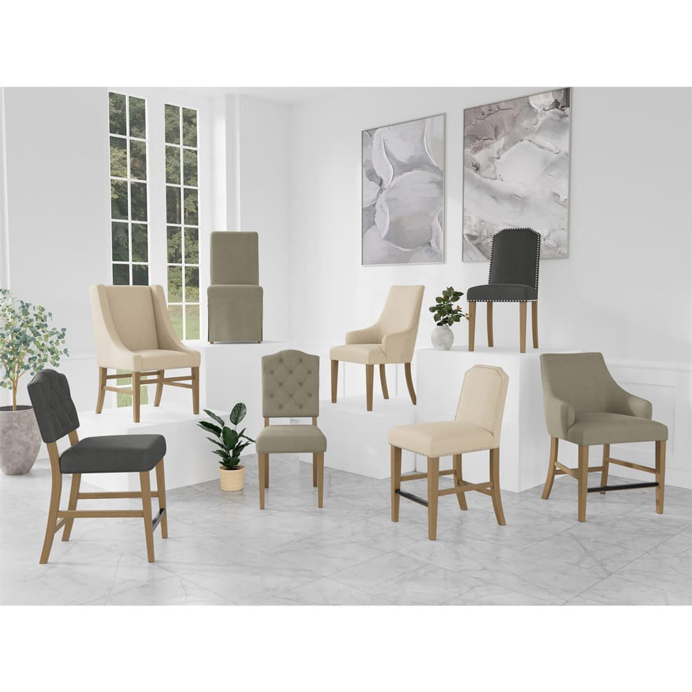 Riverside Furniture - Mix-N-Match Chairs - Buton Tuft Uph Chr 2in-Sd - Sand - 92631 view 8