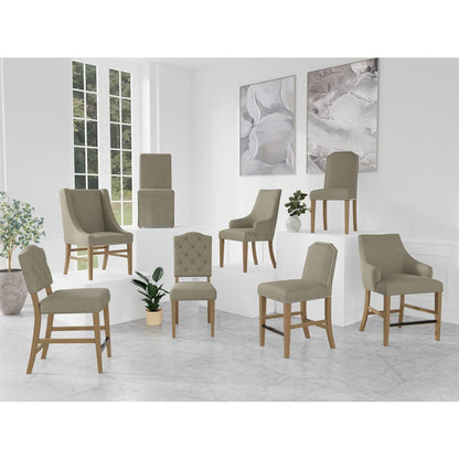 Riverside Furniture - Mix-N-Match Chairs - Buton Tuft Uph Stl 2in-Sd - Sand - 92636 view 7