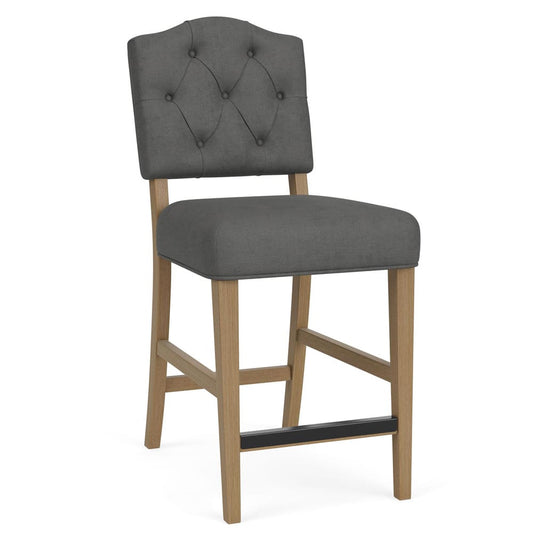 Riverside Furniture - Mix-N-Match Chairs - Buton Tuft Uph Stl 2in-Sl - Slate - 92637 view 1