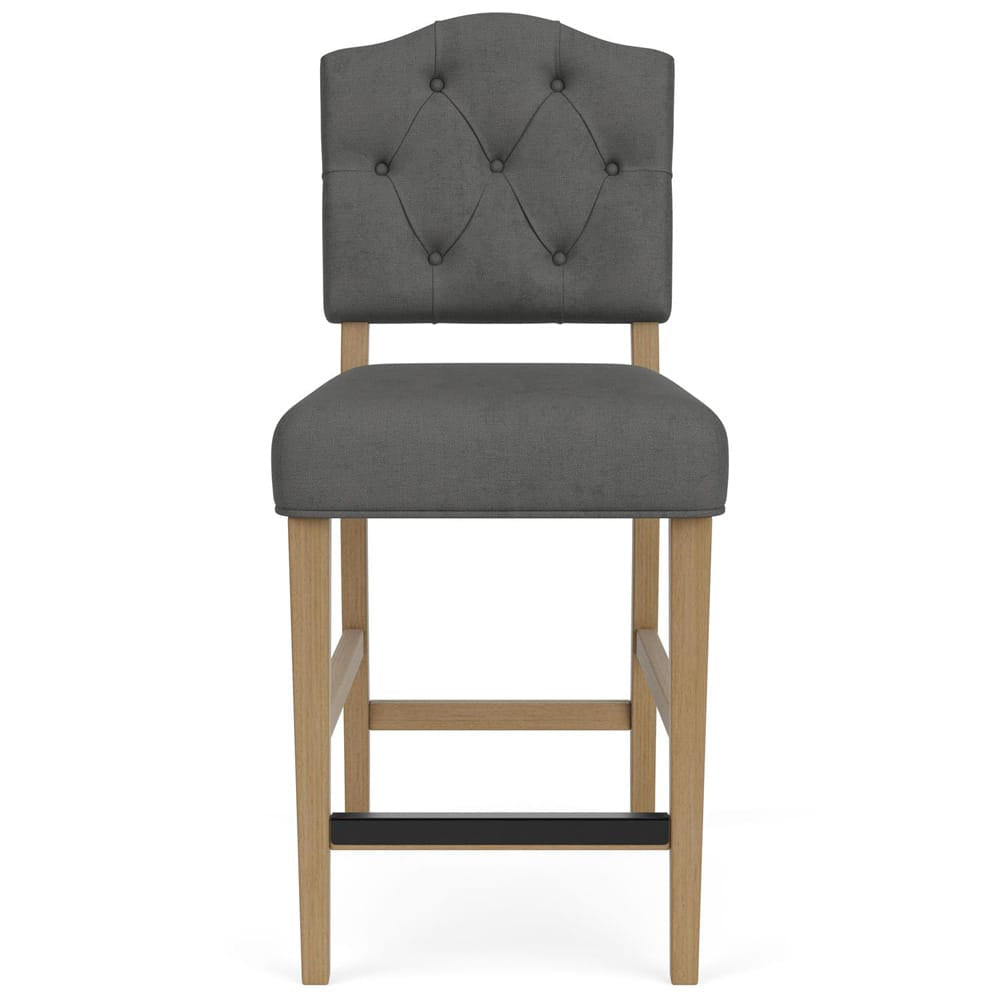 Riverside Furniture - Mix-N-Match Chairs - Buton Tuft Uph Stl 2in-Sl - Slate - 92637 view 2