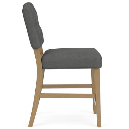 Riverside Furniture - Mix-N-Match Chairs - Buton Tuft Uph Stl 2in-Sl - Slate - 92637 view 4