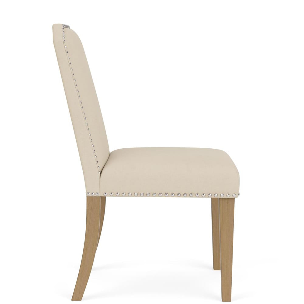 Riverside Furniture - Mix-N-Match Chairs - Cliped Top Uph Chr 2in-Iv - Ivory - 92610 view 4