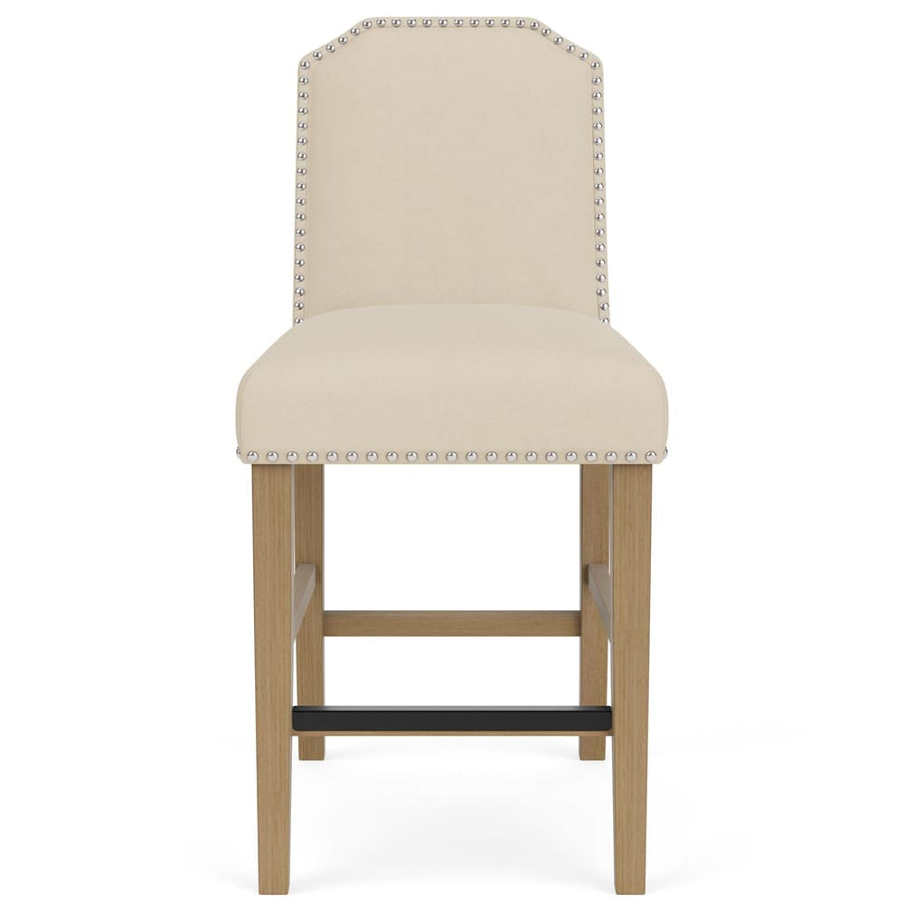 Riverside Furniture - Mix-N-Match Chairs - Cliped Top Uph Stl 2in-Iv - Ivory - 92615 view 2