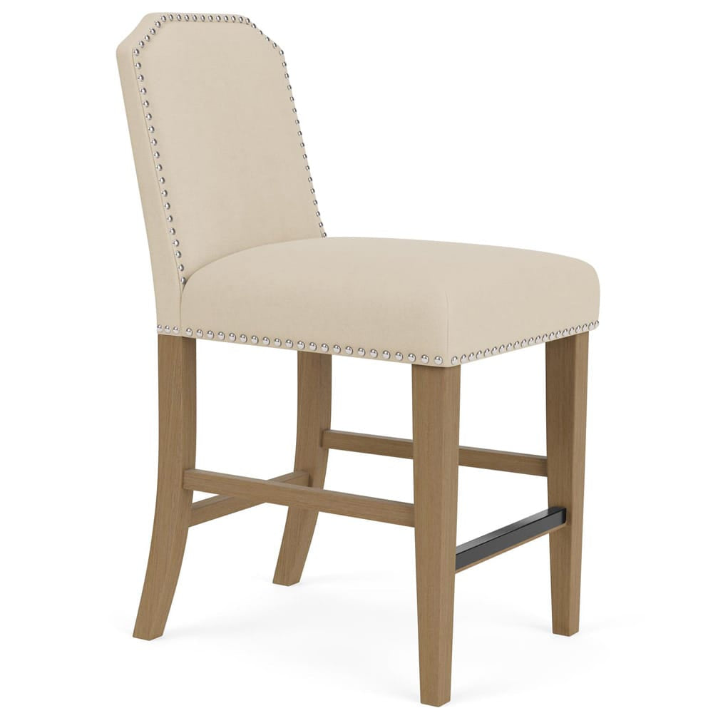 Riverside Furniture - Mix-N-Match Chairs - Cliped Top Uph Stl 2in-Iv - Ivory - 92615 view 3