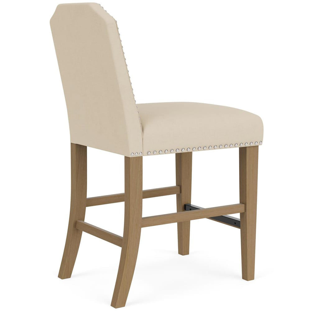 Riverside Furniture - Mix-N-Match Chairs - Cliped Top Uph Stl 2in-Iv - Ivory - 92615 view 6