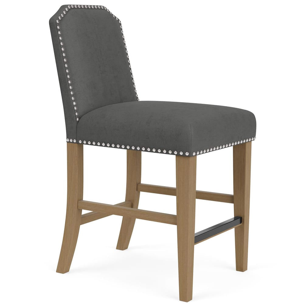 Riverside Furniture - Mix-N-Match Chairs - Cliped Top Uph Stl 2in-Sl - Slate - 92617 view 3