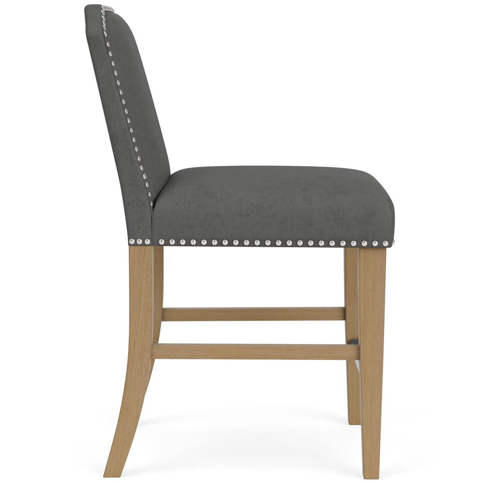 Riverside Furniture - Mix-N-Match Chairs - Cliped Top Uph Stl 2in-Sl - Slate - 92617 view 4