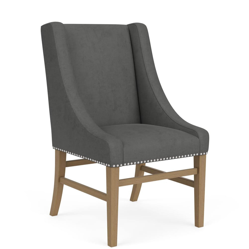 Riverside Furniture - Mix-N-Match Chairs - Host Uph Chair (Set of 2) - Slate - 92642 view 1