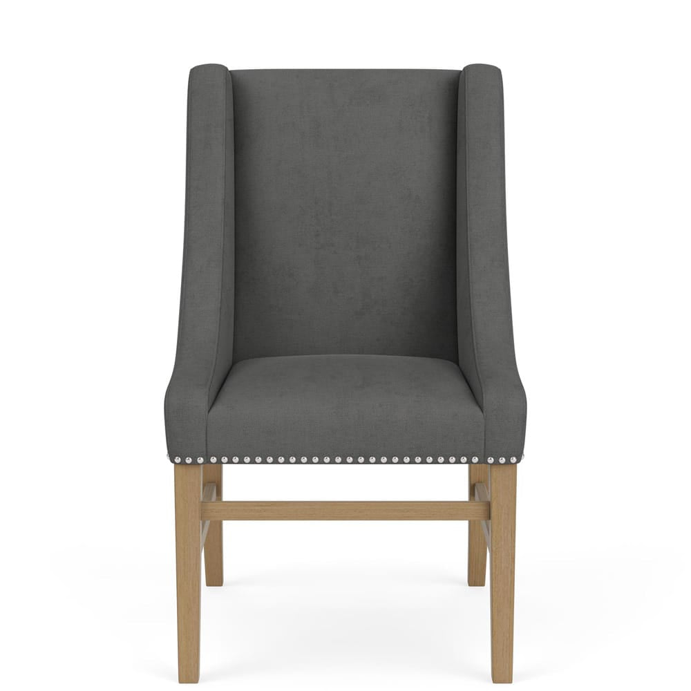Riverside Furniture - Mix-N-Match Chairs - Host Uph Chair (Set of 2) - Slate - 92642 view 2
