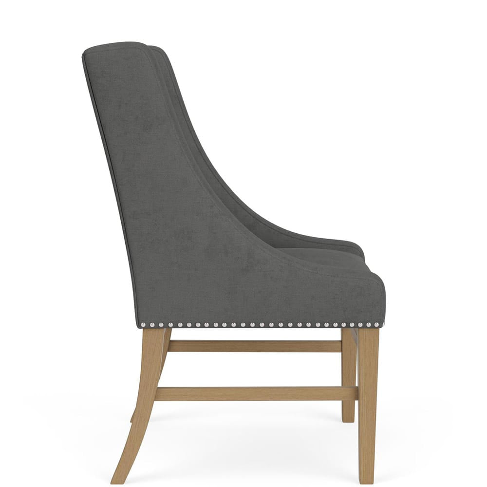 Riverside Furniture - Mix-N-Match Chairs - Host Uph Chair (Set of 2) - Slate - 92642 view 4